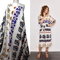 Atelier Jupe - 100% Viscose - Sun & Abstract Shapes
